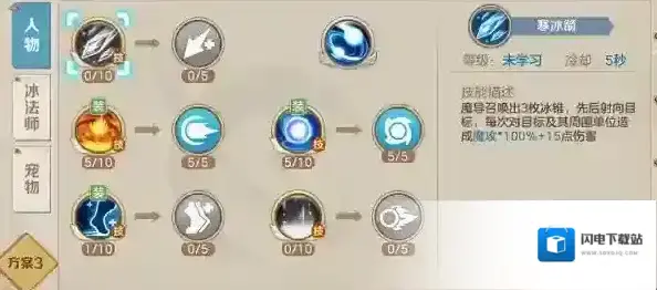 云上城之歌冰法师技能加点怎么加 最佳技能选择攻略