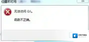 win7系统本地磁盘打不开提示“无法访问,函数不正确”的解决方法