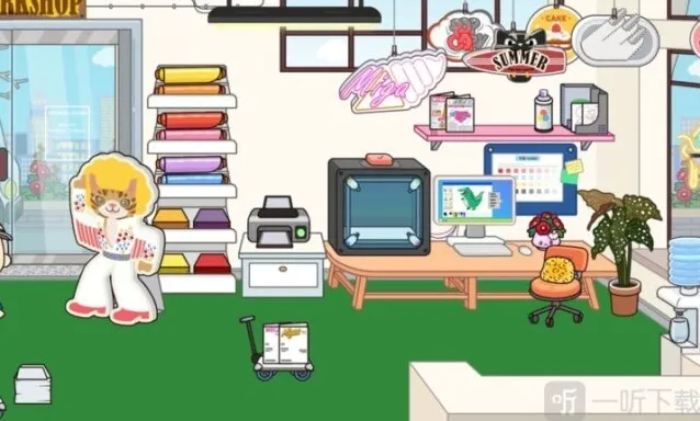 米加小镇世界白色