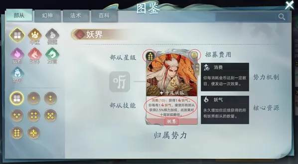 代号妖鬼六大势力特色详解