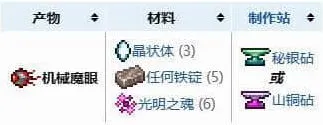 泰拉瑞亚制作方法