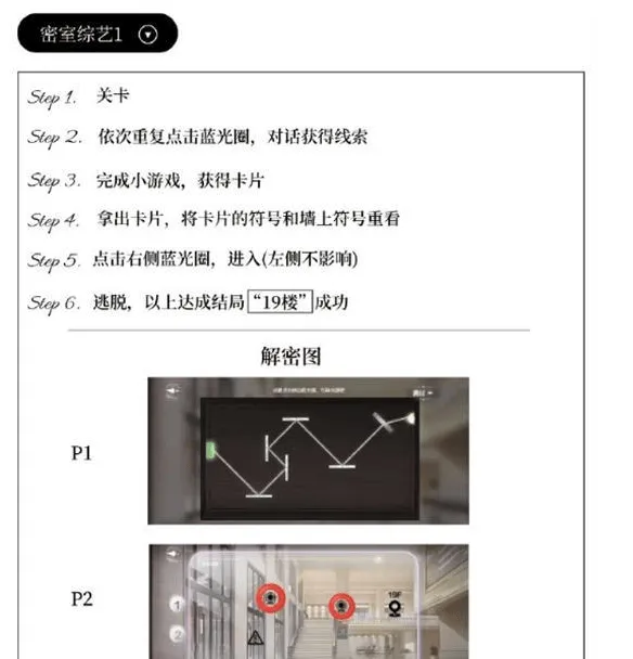世界之外密室综艺最全攻略