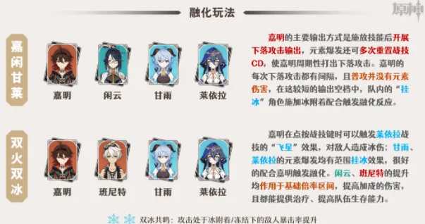 原神怎么搭配