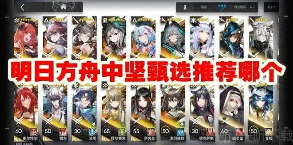 《明日方舟》中坚甄选哪个 中坚甄选推荐教程