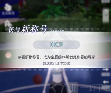 以闪亮之名打篮球