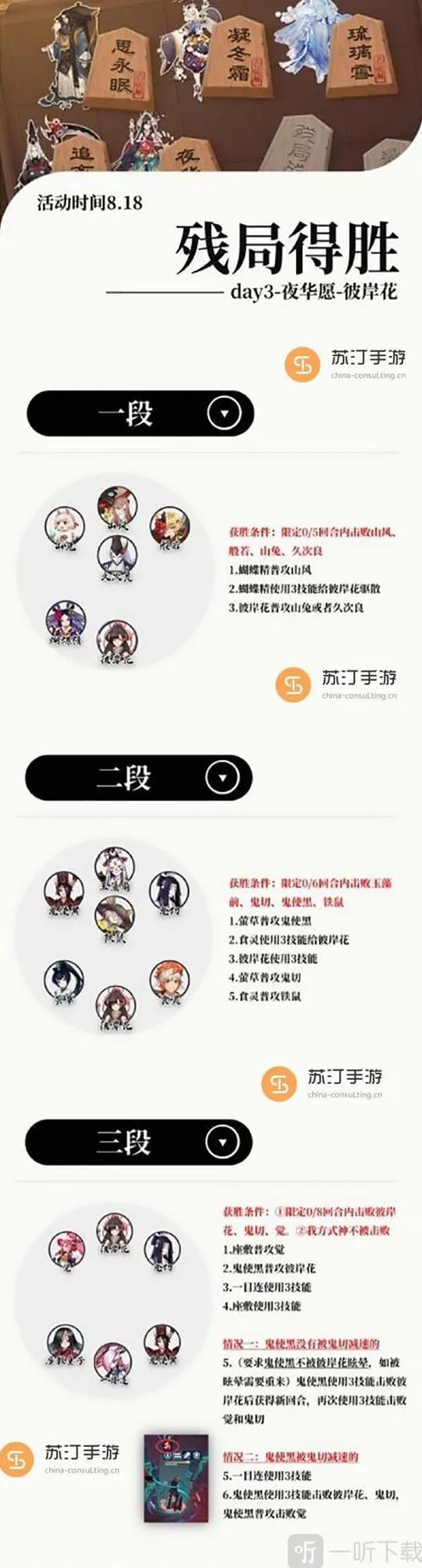 《阴阳师》残局得胜夜华愿玩法详解