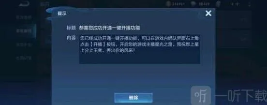 王者荣耀开播