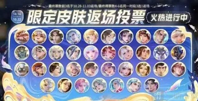 王者荣耀：八周年限免皮肤汇总指南