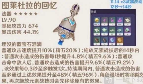 《原神》：图莱杜拉的回忆适合角色指南