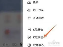 全民K歌认证书