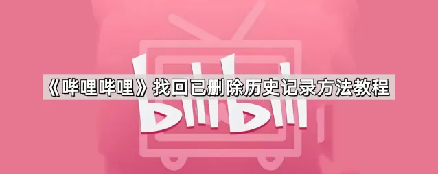 《哔哩哔哩》：找回已删除历史记录方法指南