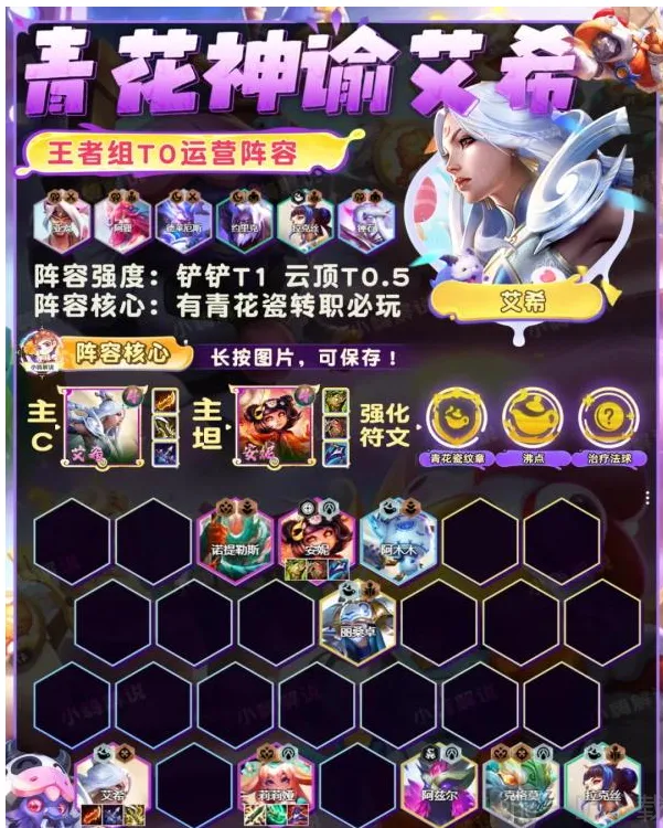 《金铲铲之战》青花神谕艾希阵容流程