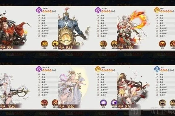 一路阵容