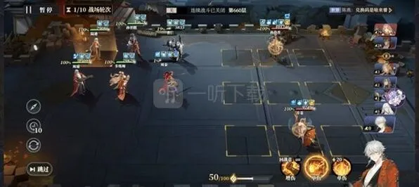 《三国志幻想大陆2枭之歌》低配女团660层打法攻略