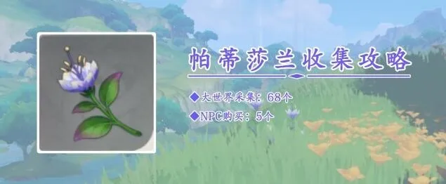 原神妮露突破材料获取教程