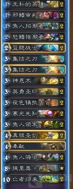 炉石传说鱼人骑标准玩法详解
