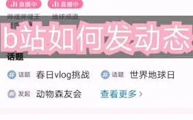《哔哩哔哩》发动态教程指南
