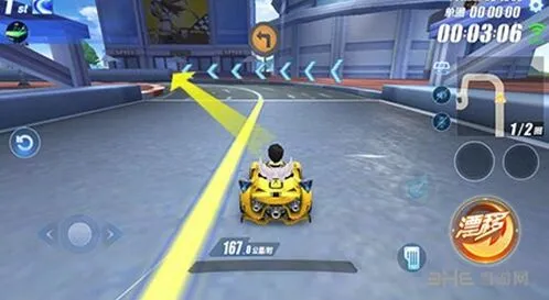 QQ飞车反向11城赛道连续弯道跑法