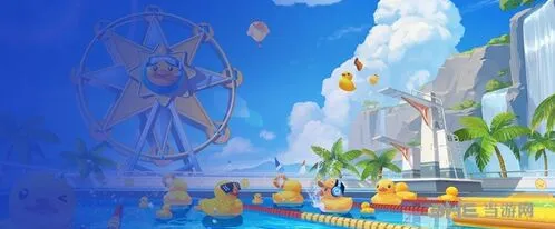 QQ飞车手游鸭鸭水世界跑法流程