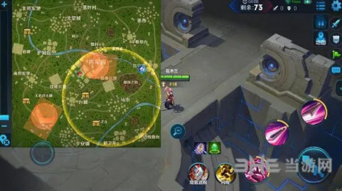 王者荣耀边境突围边缘中心落点对比
