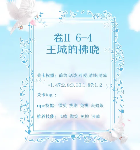 奇迹暖暖王城的拂晓高分S级搭配详解