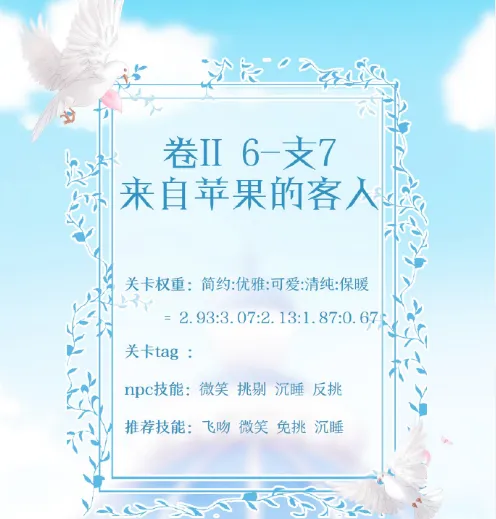 奇迹暖暖来自苹果的客人高分S搭配指南
