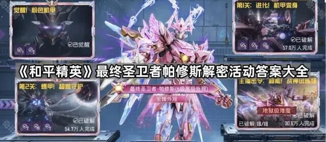和平精英帕修斯解密活动玩法详解