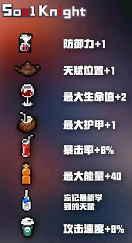 元气骑士侍者饮料效果及加成攻略指南