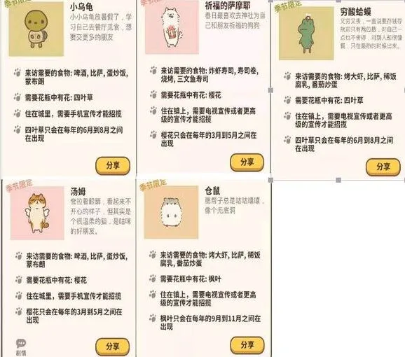 动物餐厅季节限定