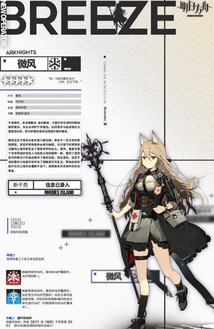 明日方舟红票限定五星干员微风培养指南
