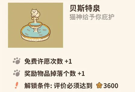 动物餐厅贝斯特泉解锁指南 猫神庇护作用介绍