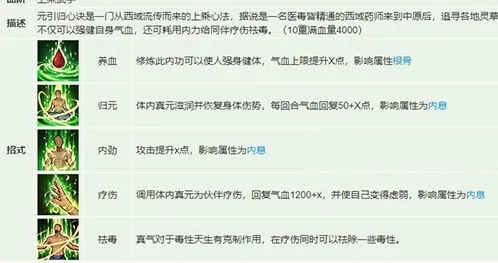 烟雨江湖柳如意内功武功搭配
