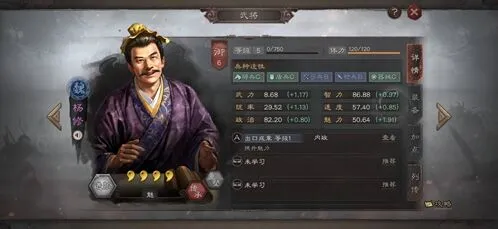 三国志战略版杨修内政攻略
