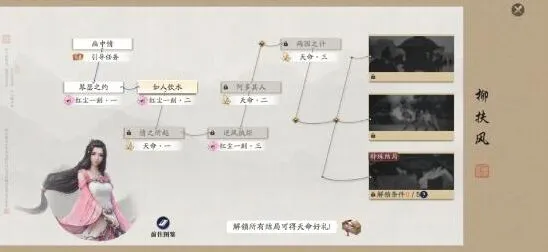 天涯明月刀手游柳扶风天命结局完成指南