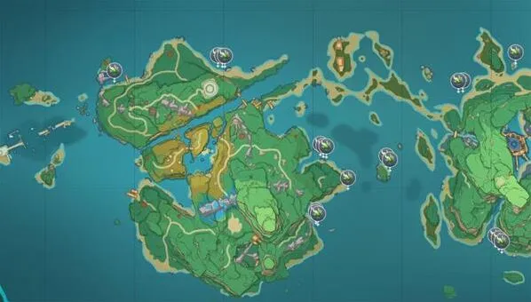 原神海草刷新点采集路线图解