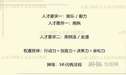 恋与制作人周棋洛拍摄副本6-6攻略流程