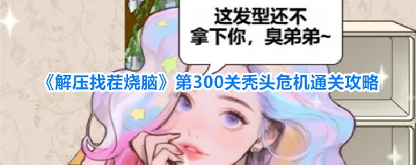 《解压找茬烧脑》第300关秃头危机通关攻略
