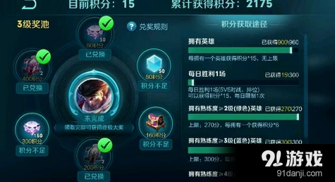 王者荣耀修炼之路全奖励要多少积分指南