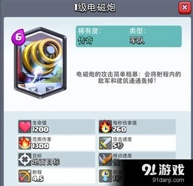 皇室战争电磁炮强度解析指南