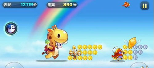 天天酷跑小小鹿与飞天云豹实测对比
