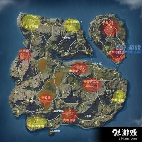 荒野行动滨海镇攻略玩法技巧分享