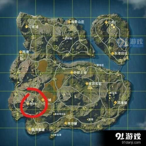 荒野行动雷达站地图卡点技巧