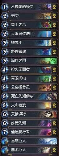 炉石传说狗头人变异萨卡组攻略