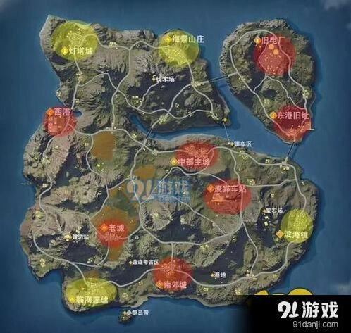 荒野行动雾天落点选择全面攻略