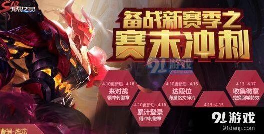 王者荣耀赛末冲刺徽章获取方法指南