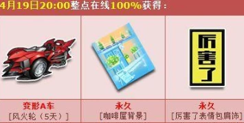 QQ飞车4月19日活动福利攻略大全