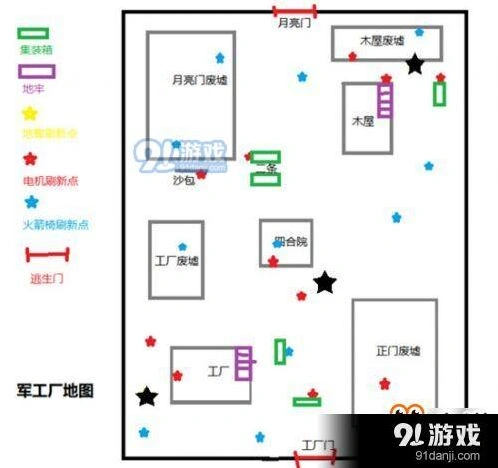 第五人格地窖地图位置 军工厂地窖在哪