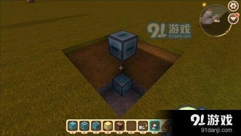 迷你世界滑动生存小屋怎么建教程