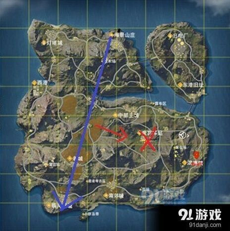 荒野行动跳伞更远方法