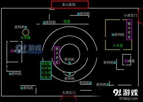 圣心医院快速掌握逃生门位置